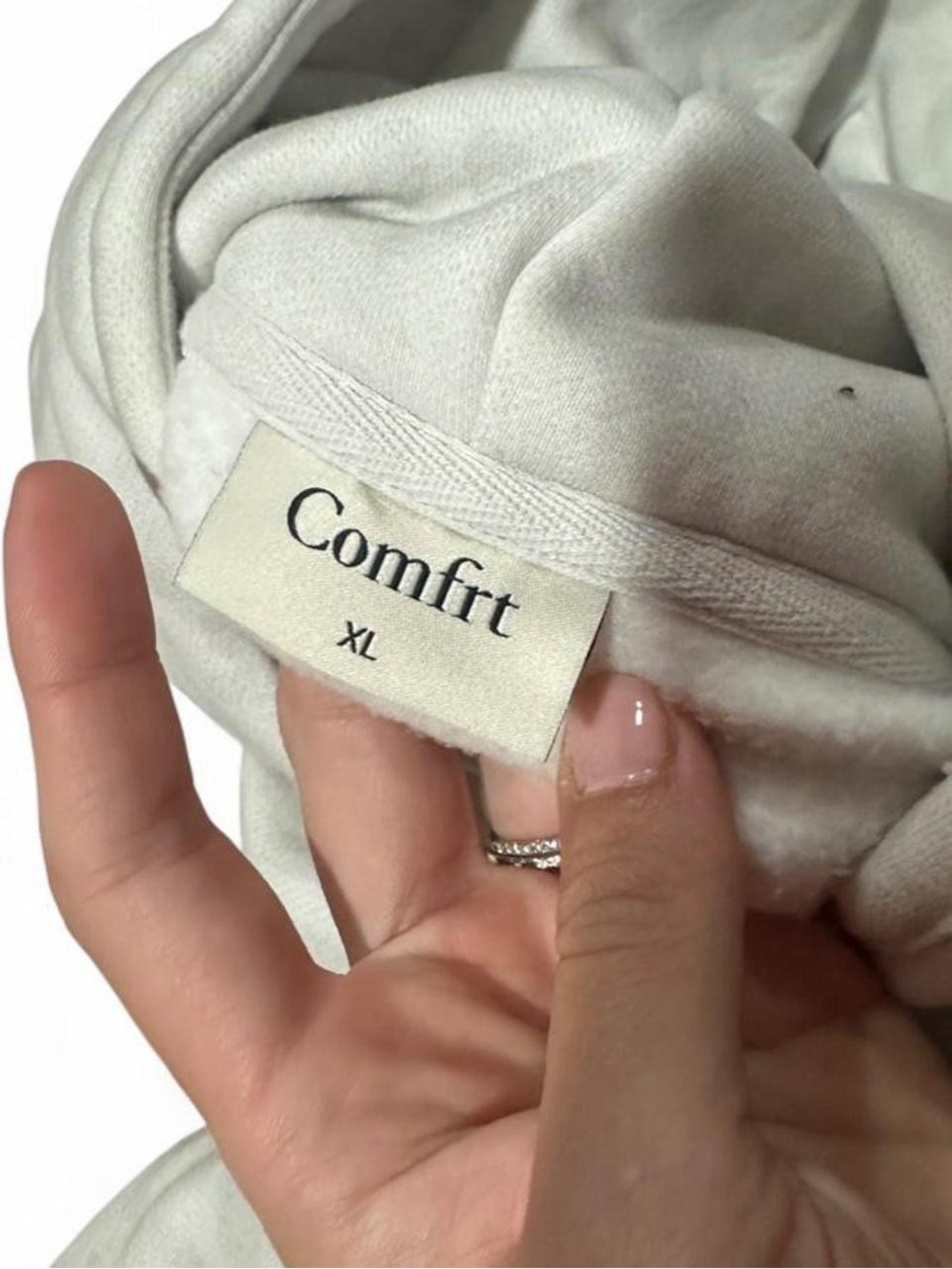Comfort Kids Hooded Pullover Jacket in Light Gray - Picture 6 of 6